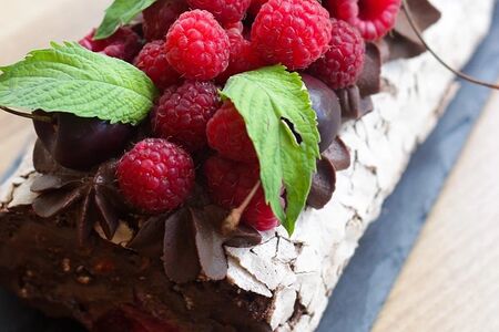 Меренговый рулет Шоколадный 