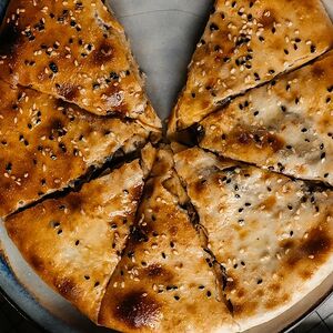 Пирог с курицей и грибами