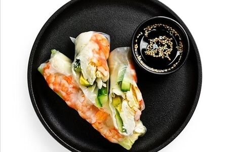 Харумаки с креветками