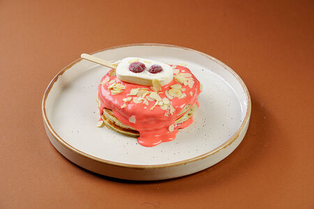 Панкейки вишнево - миндальные х