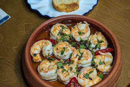 Креветки пиль-пиль