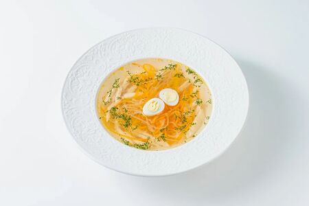 Суп куриный с вермишелью
