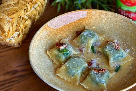 Равиоли со шпинатом 