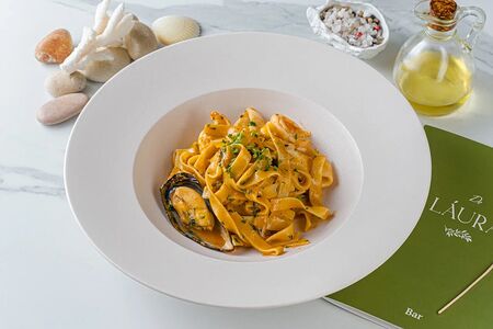 Фетучини с морепродуктами