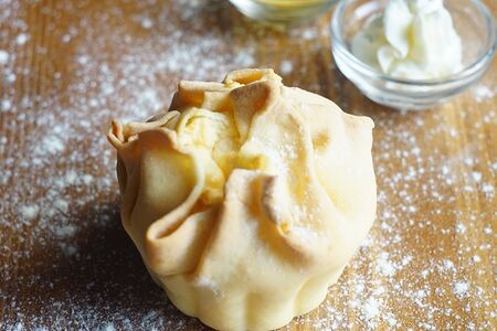 Соффиони с сырным кремом