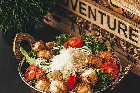 Салат Цезарь 