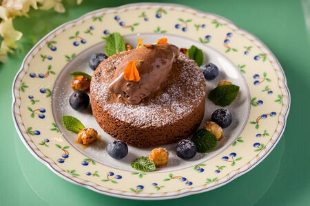 Кекс а-ля Финансье шоколадный