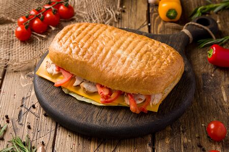 Сэндвич-чиабата с курицей