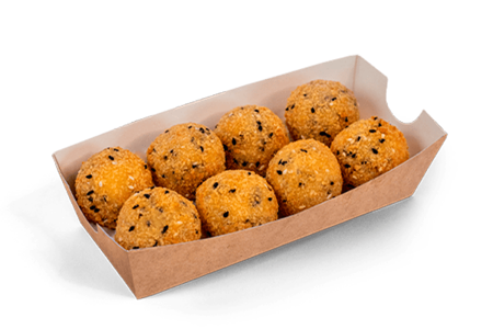 Сырные шарики с беконом