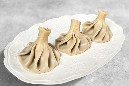 Хинкали со свининой и говядиной  