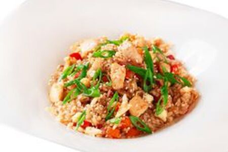 Жареный рис с морепродуктами