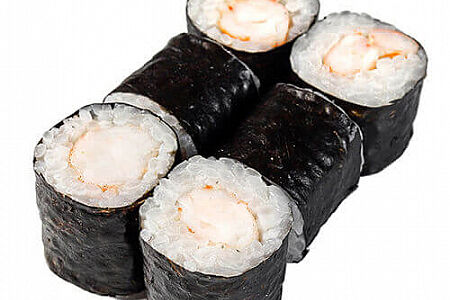 Классический ролл с креветкой