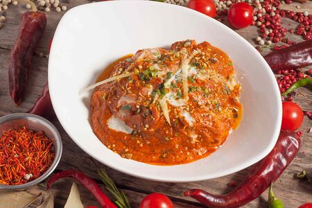 Панир Масала в традиционном карри соусе