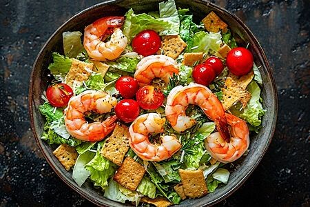 Цезарь с Креветками 