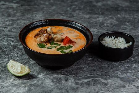 Тайский суп Том кха с курицей