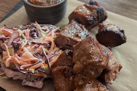 Шашлык из свинины с Коул Слоу