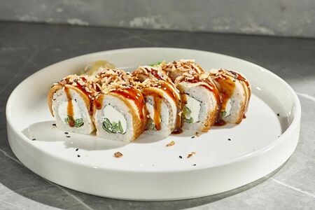 Ролл Канада с луком фри