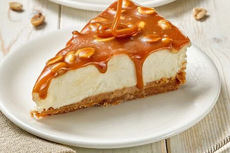 Чизкейк Карамель-арахис
