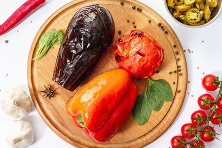 Овощи на углях