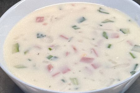 Окрошка на кефире