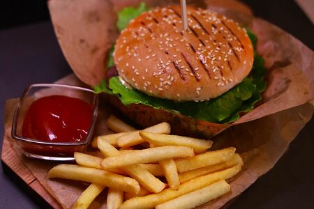 Бургер с курицей 