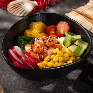 Поке с лососем 