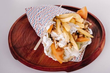 Гирос с курицей 