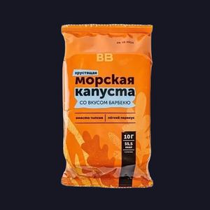 Морская капуста хрустящая со вкусом барбекю