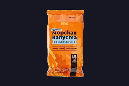 Морская капуста хрустящая со вкусом барбекю