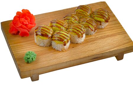 Запеченный с креветкой