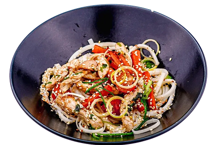 Удон с курицей