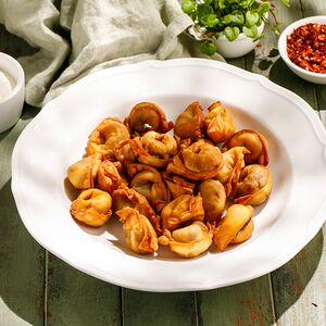 Чучвара жареная