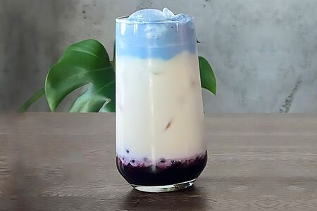 Джус-болл Айс-Матча голубая черника-кокос