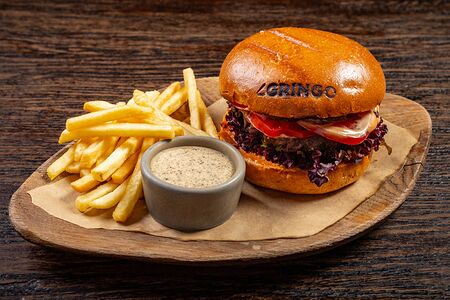 Бургер Gringo с котлетой из мраморной говядины