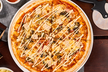 Ветчина и грибы