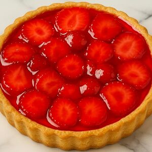 Чизкейк с клубникой