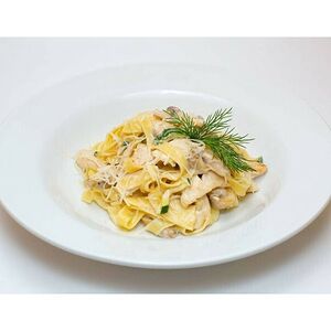 Фетучини с грибами