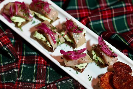 Пинчесы с сельдью