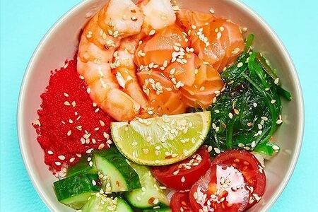 Поке с креветками