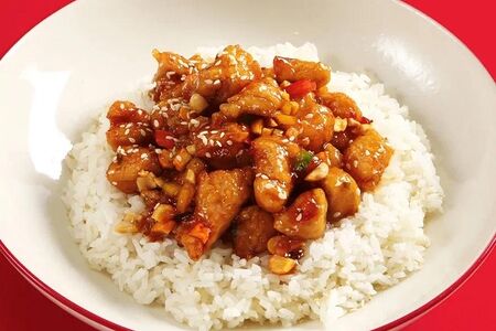 Рыба в медовом соусе с арахисом