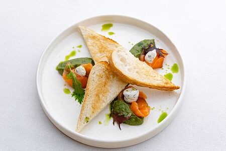 Лосось с гуакамоле