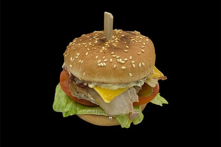 Мини-бургер с беконом