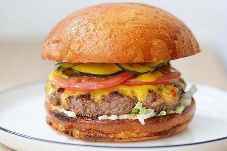 Бургер с бифштексом