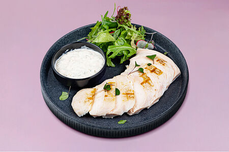 Курица сувид с соусом тар - тар