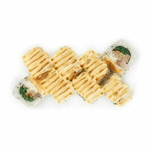 Запеченный с чукой и лососем