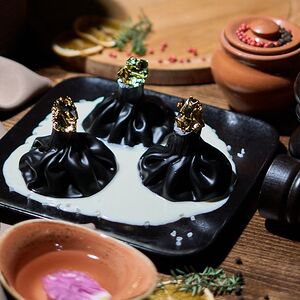 Хинкали с морепродуктами