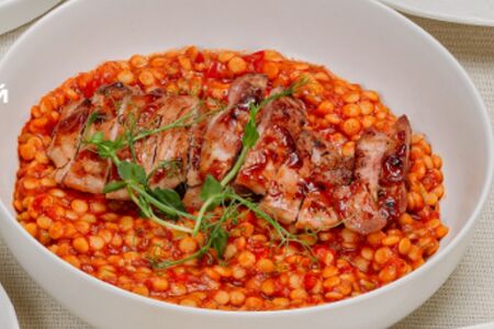 Цыпленок с птитимом