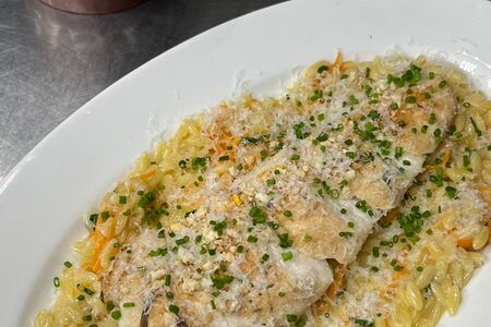 Орзо с куриной грудкой 