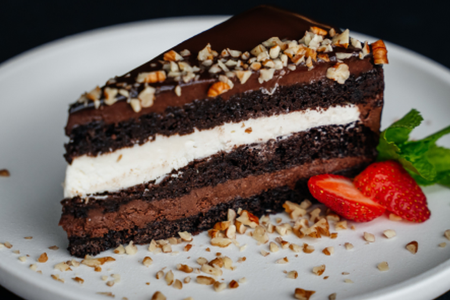 Шоколадно-трюфельный торт