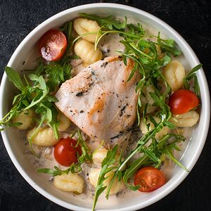 Филе цыплёнка с картофельными ньокками 